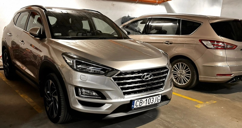 Hyundai Tucson cena 93900 przebieg: 95680, rok produkcji 2018 z Bydgoszcz małe 277